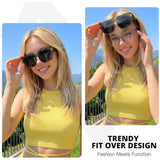 Myiaur Polarized Fit Over Glasses Sunglasses for Women Men UV400 Protection
