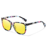 Myiaur Night Driving Glasses for Women, Anti Glare Night Vision Glasses Polarized Yellow Nighttime Glasses Reduce Glare
