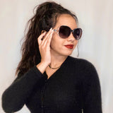Sunglasses for Women Trendy Polarized Sunglasses Oversized Big Sun Glasses Ladies Shades UV Protection