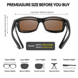 Myiaur Polarized Fit Over Sunglasses for Men, UV400 Sun Glasses Wear Over Eyeglasses, Anti Glare Driving & Fishing Sunglasses