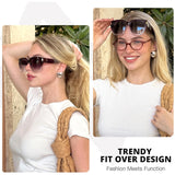Myiaur Polarized Fit Over Glasses Sunglasses for Women Men UV400 Protection