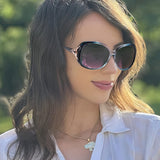 Sunglasses for Women Trendy Polarized Sunglasses Oversized Big Sun Glasses Ladies Shades UV Protection