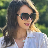 Sunglasses for Women Trendy Polarized Sunglasses Oversized Big Sun Glasses Ladies Shades UV Protection