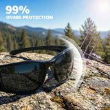 Myiaur Polarized Running Sunglasses for Men Women, UV400 Photochromic Sun Glasses Ideal for Sports Driving Cycling Fishing