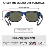 Myiaur Over Glasses Sunglasses for Men Women, Polarized Fit Over Sunglasses UV400 Protection for Driving, Outdoor