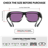 Myiaur Over Glasses Sunglasses for Men Women, Polarized Fit Over Sunglasses UV400 Protection for Driving, Outdoor