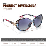 Sunglasses for Women Trendy Polarized Sunglasses Oversized Big Sun Glasses Ladies Shades UV Protection