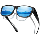 Myiaur Over Glasses Sunglasses for Men Women, Polarized Fit Over Sunglasses UV400 Protection for Driving, Outdoor