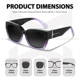 Myiaur Fit Over Glasses Sunglasses for Women Polarized UV400 Protection