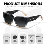 Myiaur Fit Over Glasses Sunglasses for Women Polarized UV400 Protection