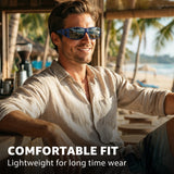 Myiaur Over Glasses Sunglasses for Men Women, Polarized Fit Over Sunglasses UV400 Protection, Anti Glare for Driving Outdoors