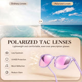 Myiaur Polarized Mirrored Sunglasses for Women UV400 Protection