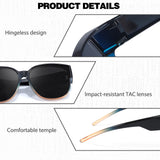Myiaur Polarized Fit Over Glasses Sunglasses for Women - Trendy Sun Glasses to Go Over Eyeglasses UV400 Protection