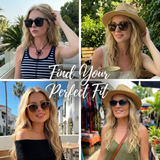 Myiaur Polarized Sunglasses for Women, Trendy Square Shades with UV400 Protection Sun Glasses for Daily (2 Pack)