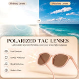 Myiaur Polarized Mirrored Sunglasses for Women UV400 Protection