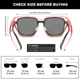 Myiaur Polarized Fit Over Glasses Sunglasses for Women Men UV400 Protection