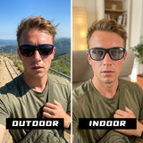 Myiaur Photochromic Sunglasses for Women Men, Polarized Sports Sun Glasses for Running Cycling Outdoor UV400 Protection