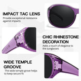 Myiaur Polarized Fit Over Glasses Sunglasses for Women Men, UV400 Protection Over Glasses Sunglasses Ideal for Daily & Driving