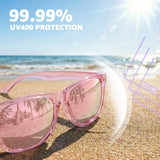 Myiaur Women’s Polarized Sunglasses UV400 Protection Mirrored Lens