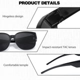 Myiaur Polarized Fit Over Glasses Sunglasses for Women - Trendy Sun Glasses to Go Over Eyeglasses UV400 Protection