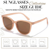 Myiaur Polarized Mirrored Sunglasses for Women UV400 Protection