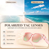 Myiaur Polarized Fit Over Glasses Sunglasses for Women Men UV400 Protection