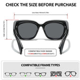Myiaur Fit Over Glasses Sunglasses for Women Polarized UV400 Protection