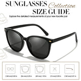 Myiaur Polarized Mirrored Sunglasses for Women UV400 Protection