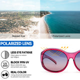 Myiaur Polarized Fit Over Glasses Sunglasses for Women Men, UV400 Protection Over Glasses Sunglasses Ideal for Daily & Driving