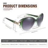 Sunglasses for Women Trendy Polarized Sunglasses Oversized Big Sun Glasses Ladies Shades UV Protection