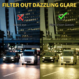 Myiaur Night Driving Glasses for Women, Anti Glare Night Vision Glasses Polarized Yellow Nighttime Glasses Reduce Glare