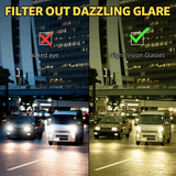 Myiaur Night Vision Driving Glasses for Women, Polarized Yellow Lens Nighttime Glasses for Glare Reduction