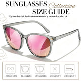 Myiaur Polarized Mirrored Sunglasses for Women UV400 Protection