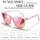 Myiaur Polarized Mirrored Sunglasses for Women UV400 Protection