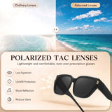 Myiaur Polarized Fit Over Glasses Sunglasses for Women Men UV400 Protection