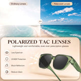 Myiaur Polarized Fit Over Glasses Sunglasses for Women Men UV400 Protection