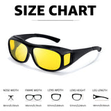 Myiaur Polarized Fit Over Night Vision Glasses for Men Women, UV400