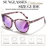 Myiaur Polarized Mirrored Sunglasses for Women UV400 Protection