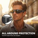 Myiaur Over Glasses Sunglasses for Men Women, Polarized Fit Over Sunglasses UV400 Protection, Anti Glare for Driving Outdoors