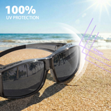 Myiaur Over Glasses Sunglasses for Men Women, Polarized Fit Over Sunglasses UV400 Protection, Anti Glare for Driving Outdoors