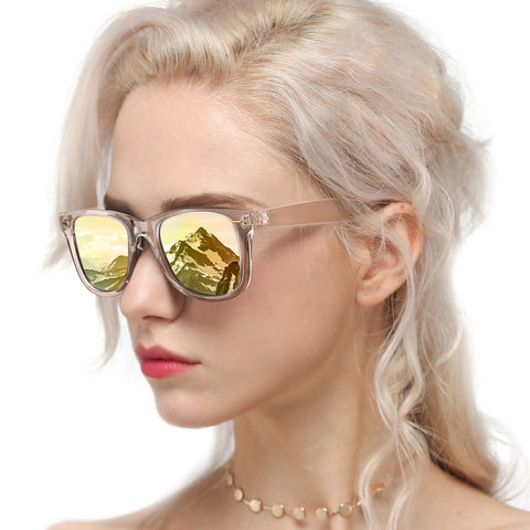 Myiaur Classic Sunglasses for Women Polarized Driving Anti-Glare UV Protection