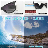 Myiaur Classic Sunglasses for Women Polarized Driving Anti-Glare UV Protection