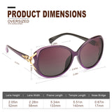 Sunglasses for Women Trendy Polarized Sunglasses Oversized Big Sun Glasses Ladies Shades UV Protection