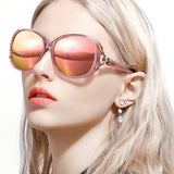 Sunglasses for Women Trendy Polarized Sunglasses Oversized Big Sun Glasses Ladies Shades UV Protection