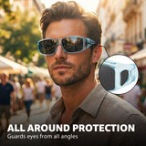 Myiaur Over Glasses Sunglasses for Men Women, Polarized Fit Over Sunglasses UV400 Protection, Anti Glare for Driving Outdoors