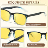 Night Driving Glasses for Women Men, Polarized Night Vision Glasses Reduce Glare for Night