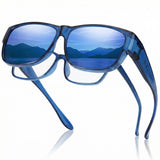 Myiaur Over Glasses Sunglasses for Men Women, Polarized Fit Over Sunglasses UV400 Protection for Driving, Outdoor