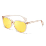 Myiaur Night Driving Glasses for Women, Anti Glare Night Vision Glasses Polarized Yellow Nighttime Glasses Reduce Glare