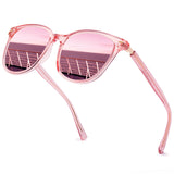 Myiaur Women's Polarized Sunglasses with Mirrored Lens & UV400 Protection - Trendy & Stylish Large Sun Glasses