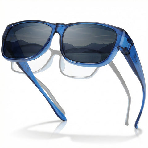Myiaur Over Glasses Sunglasses for Men Women, Polarized Fit Over Sunglasses UV400 Protection for Driving, Outdoor